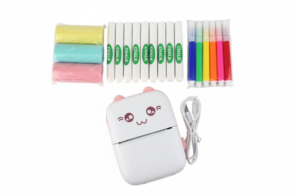 Mini Imprimante Portable Bluetooth – Imprimante Thermique de Poche pour Téléphone (Photos, Notes & Étiquettes)